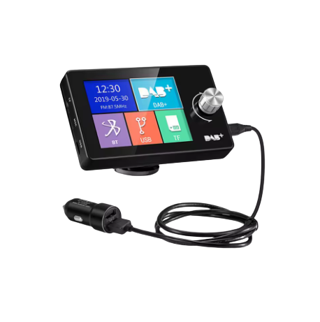 NordicSound™ DAB+ Adapter med 2,8" skjerm og Bluetooth